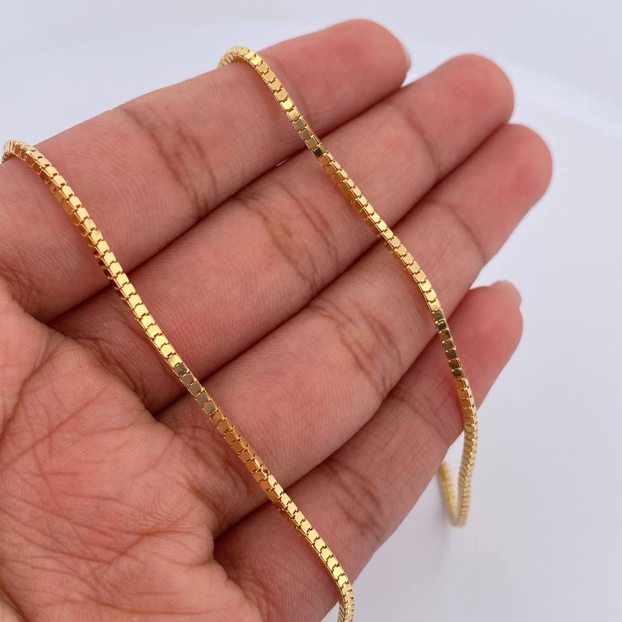 Cadena Veneciana 5.15gr / 50cm / +3 Oro 18K &
