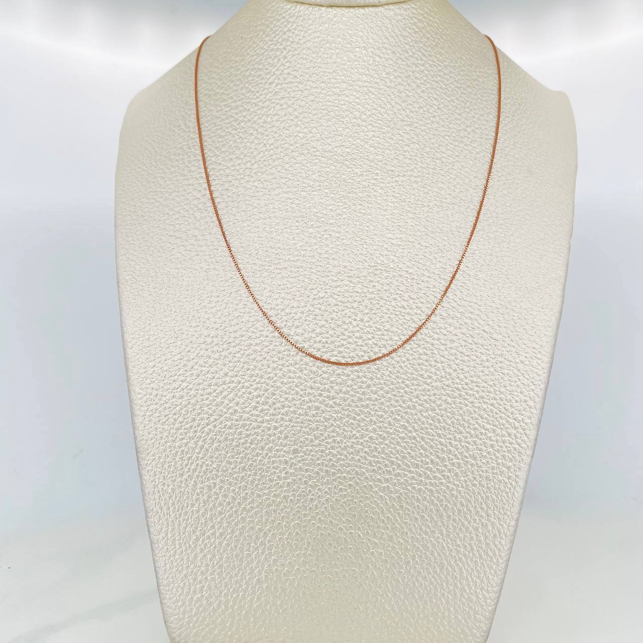 Cadena Veneciana 1.15 g / 40 cm / 0.5 mm Oro Rosa 18K