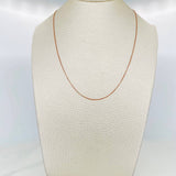 Cadena Veneciana 1.15 g / 40 cm / 0.5 mm Oro Rosa 18K