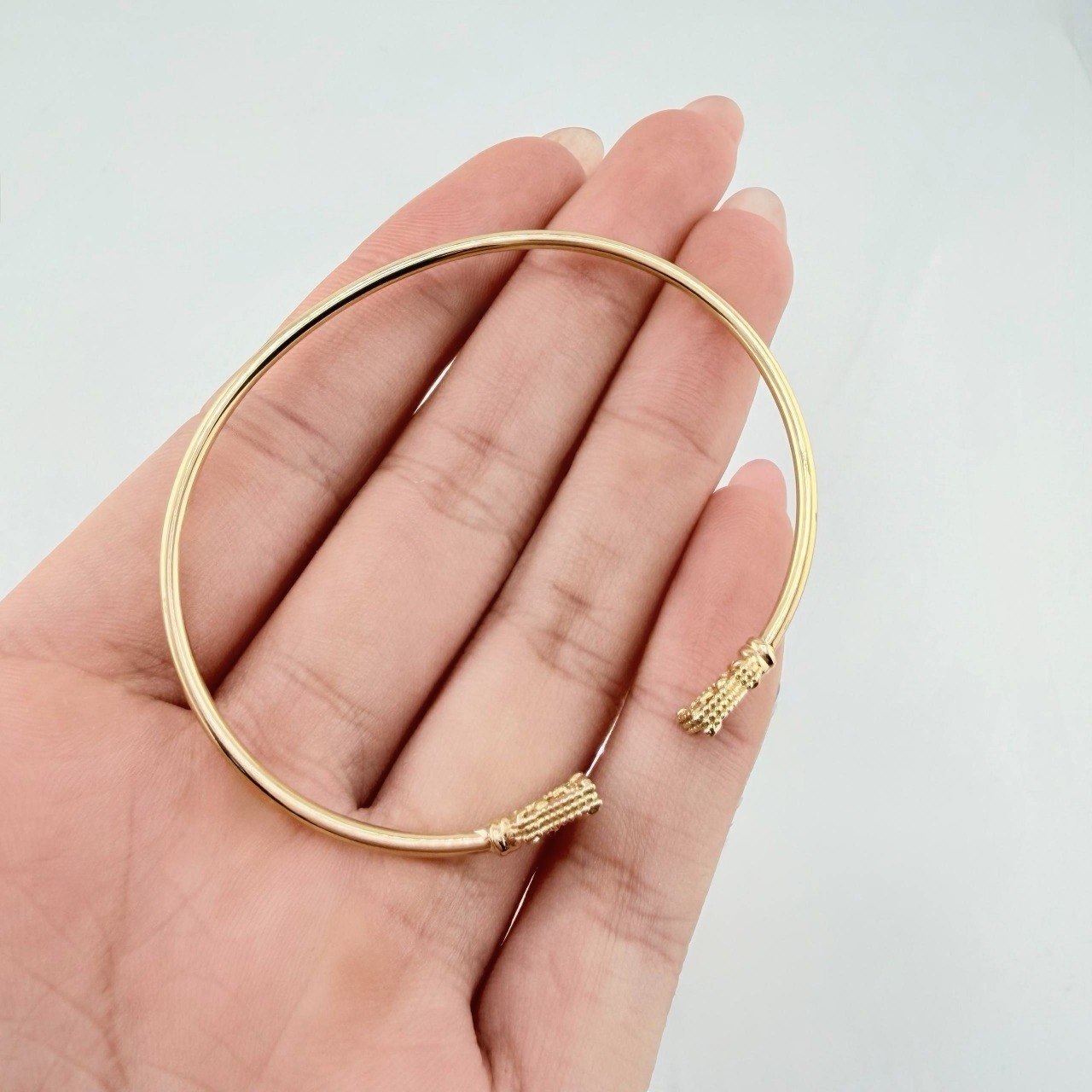 Pulso Aro Mariposa 3.7 g / 17.5 cm / 1.8 mm Oro Amarillo 18K