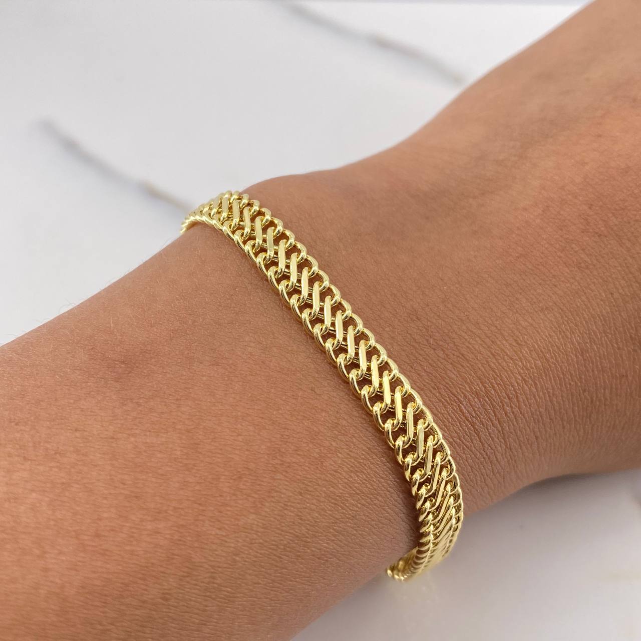 Pulso Sedusa 5.8gr / 20cm / 6.1mm Oro Amarillo +3 18K &