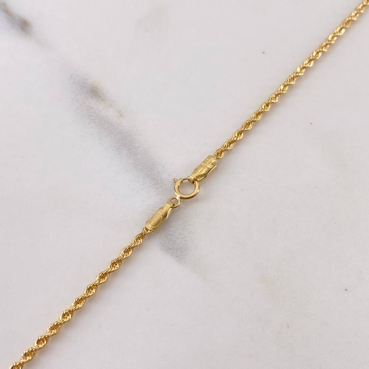 Cadena Lazo 1.3gr / 45cm / 1.3mm Oro Amarillo +3 18K &