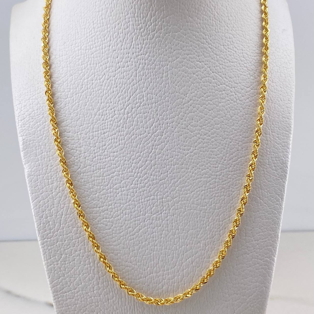 Cadena Lazo 4.75gr / 55cm / 2.3mm Oro Amarillo +3 18K &