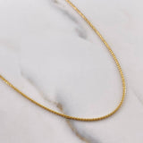 Cadena Franco 3.15gr / 50cm / 0.7mm Oro Amarillo +4 18K &