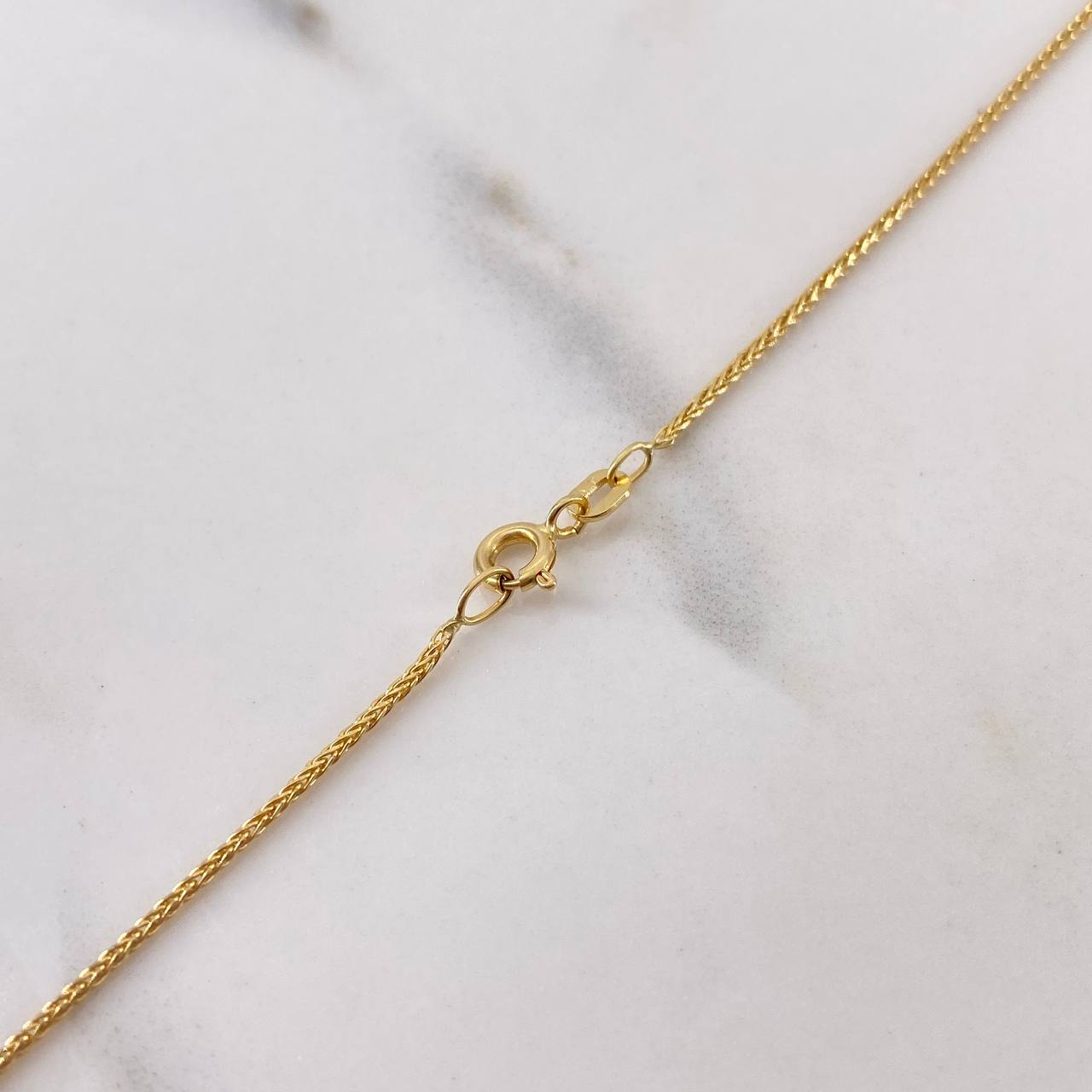 Cadena Franco 3.15gr / 50cm / 0.7mm Oro Amarillo +4 18K &