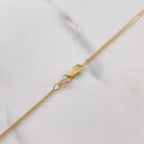 Cadena Franco 4.15gr / 60cm / 0.7mm Oro Amarillo +3 18K &