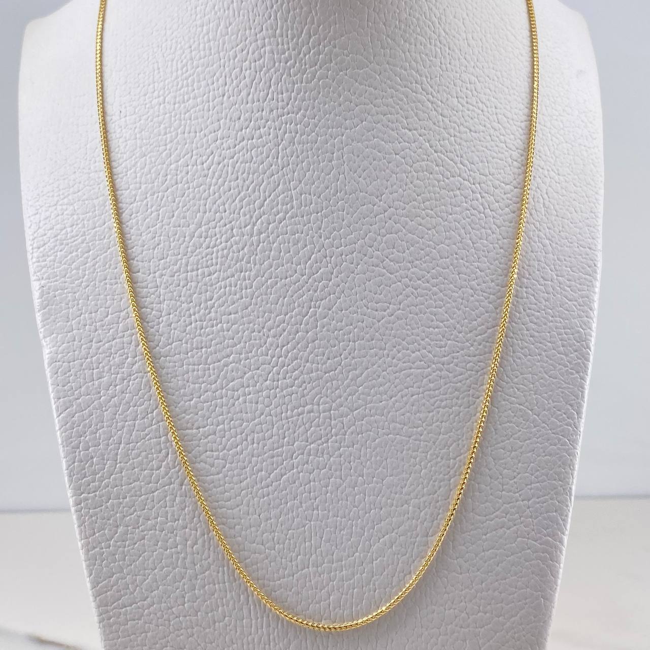 Cadena Franco 4.15gr / 60cm / 0.7mm Oro Amarillo +3 18K &