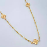 Cadena Aro Seguido Trebol 4.7gr / 46cm / Oro Amarillo 18K &