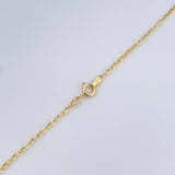 Cadena Aro Seguido Trebol 4.7gr / 46cm / Oro Amarillo 18K &