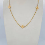 Cadena Aro Seguido Trebol 4.7gr / 46cm / Oro Amarillo 18K &