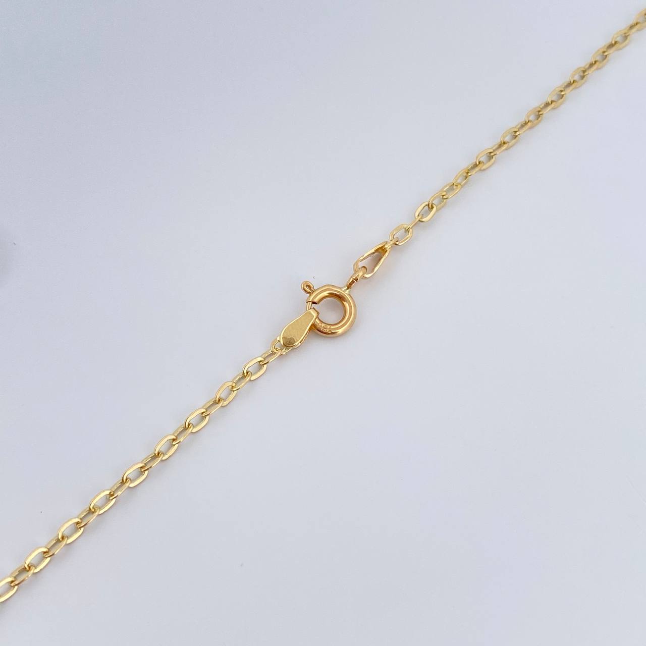 Cadena Aro Seguido Trebol 5.35gr / 45.8cm / Oro Amarillo 18K &