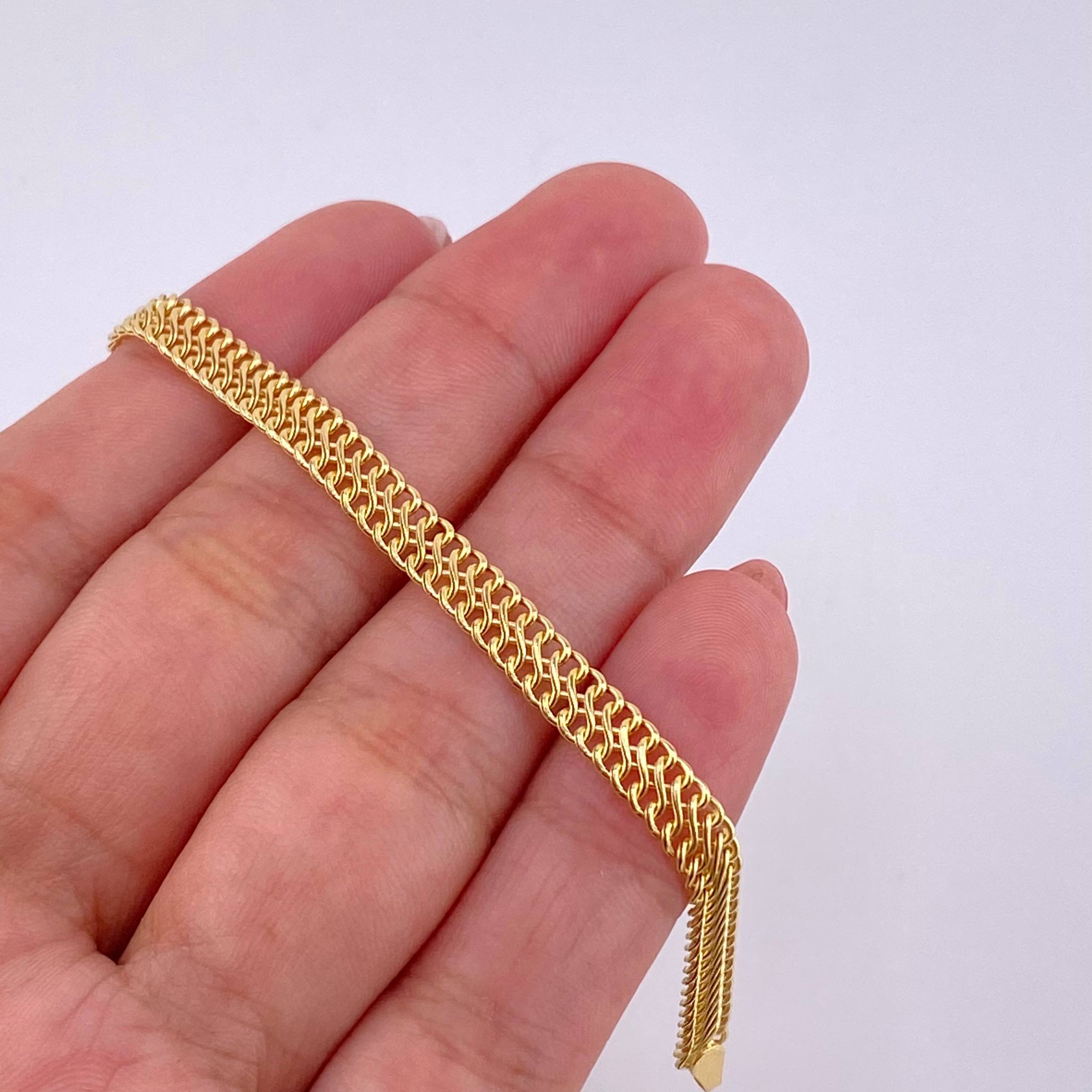 Pulso Sedusa 2.6g / 18.5cm / 4.85mm Oro Amarillo 18K