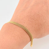 Pulso Sedusa 2.6g / 18.5cm / 4.85mm Oro Amarillo 18K