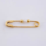 Herraje Gancho Nodriza Liso 0.75g / 2.7cm Oro Amarillo 18K