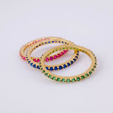 Anillo Triple Churumbela 4.5g / T6 3/4 Oro Amarillo 18K
