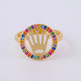 Anillo Aro Corona 2.25g / T6 1/4 Oro Amarillo 18K