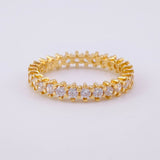 Anillo Cinturón de Chispas 2.75g / T6 Oro Amarillo 18K