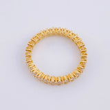 Anillo Cinturón de Chispas 2.75g / T6 Oro Amarillo 18K