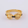 Anillo Cadena 3.6g / T7 1/4 Oro Amarillo 18K