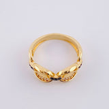 Anillo Cadena 3.6g / T7 1/4 Oro Amarillo 18K