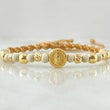 Pulsera Dorada Herraje Virgen de Guadalupe 1.6gr / Oro Amarillo 18K *