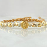 Pulsera Dorada Herraje Virgen de Guadalupe 1.6gr / Oro Amarillo 18K *