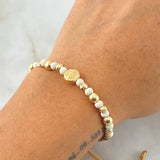 Pulsera Dorada Herraje Virgen de Guadalupe 1.6gr / Oro Amarillo 18K *