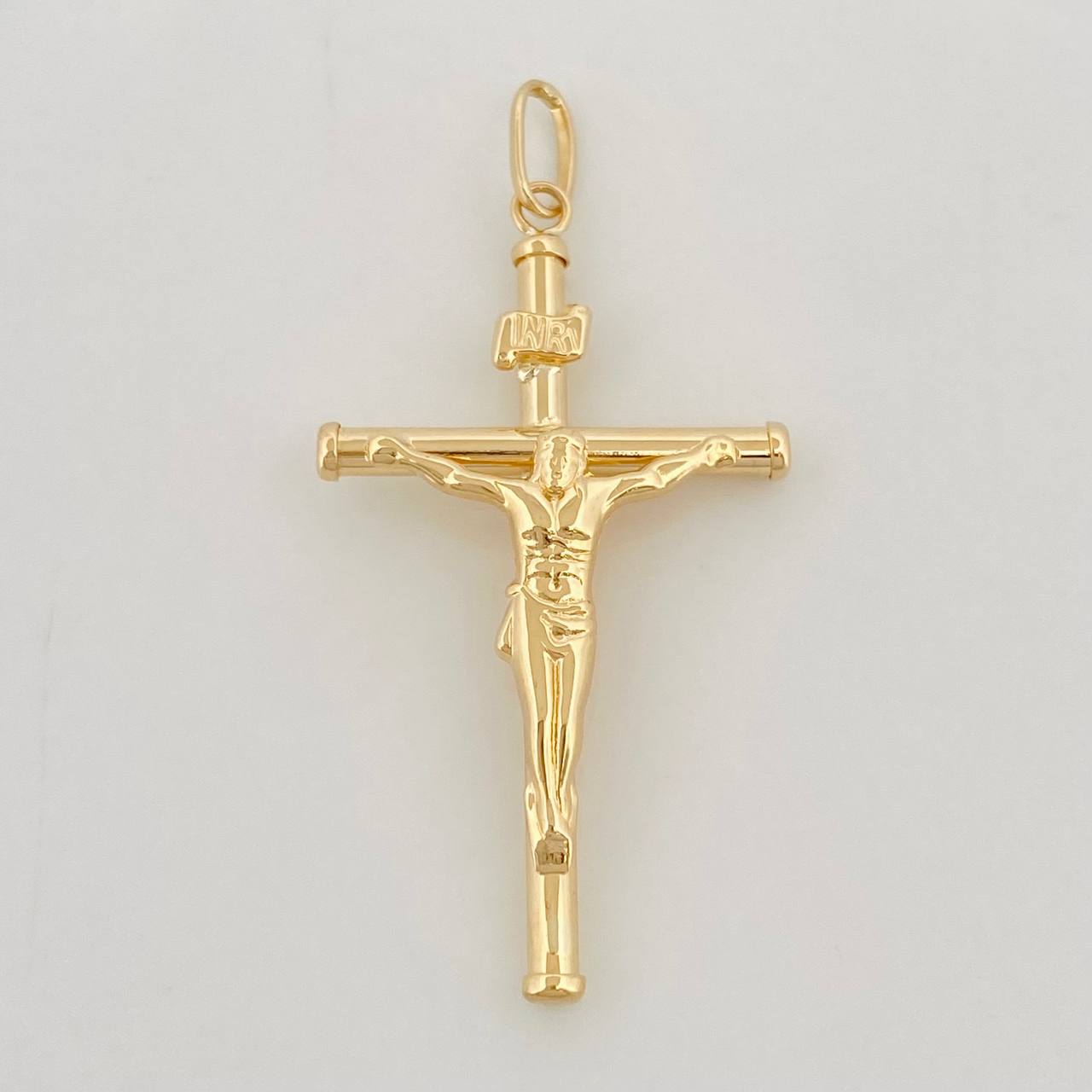 Dije Cruz Cristo 1.4g / 4.2cm Oro Amarillo 18K