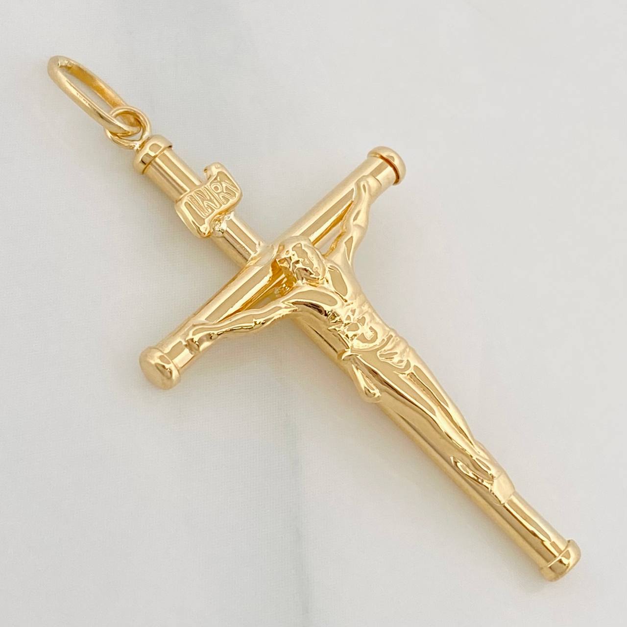 Dije Cruz Cristo 1.4g / 4.2cm Oro Amarillo 18K