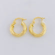 Candongas Boutique 1.4 g / 2.6 cm Oro Amarillo 18K