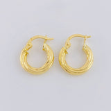 Candongas Boutique 1.4 g / 2.6 cm Oro Amarillo 18K