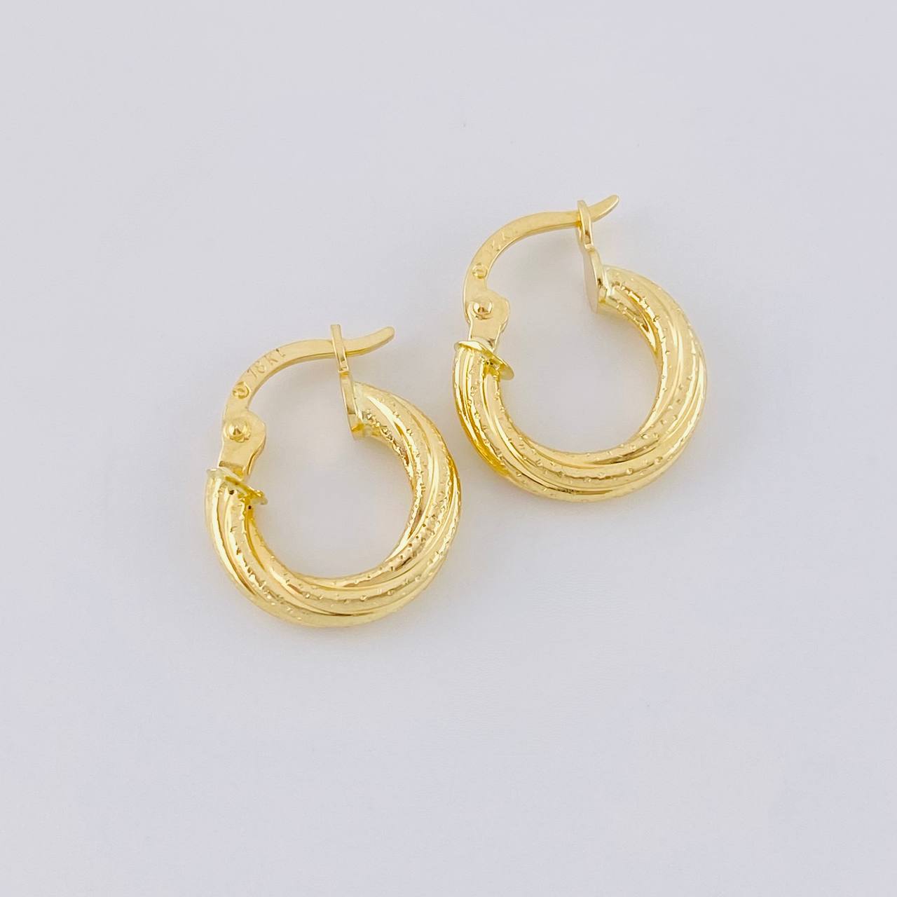 Candongas Boutique 1.4 g / 2.6 cm Oro Amarillo 18K