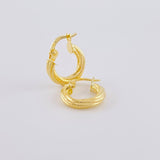 Candongas Boutique 1.4 g / 2.6 cm Oro Amarillo 18K