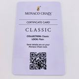 Pulso Cubano Monaco 7.2gr / 20.5cm / 5mm Oro Amarillo +4 18K *