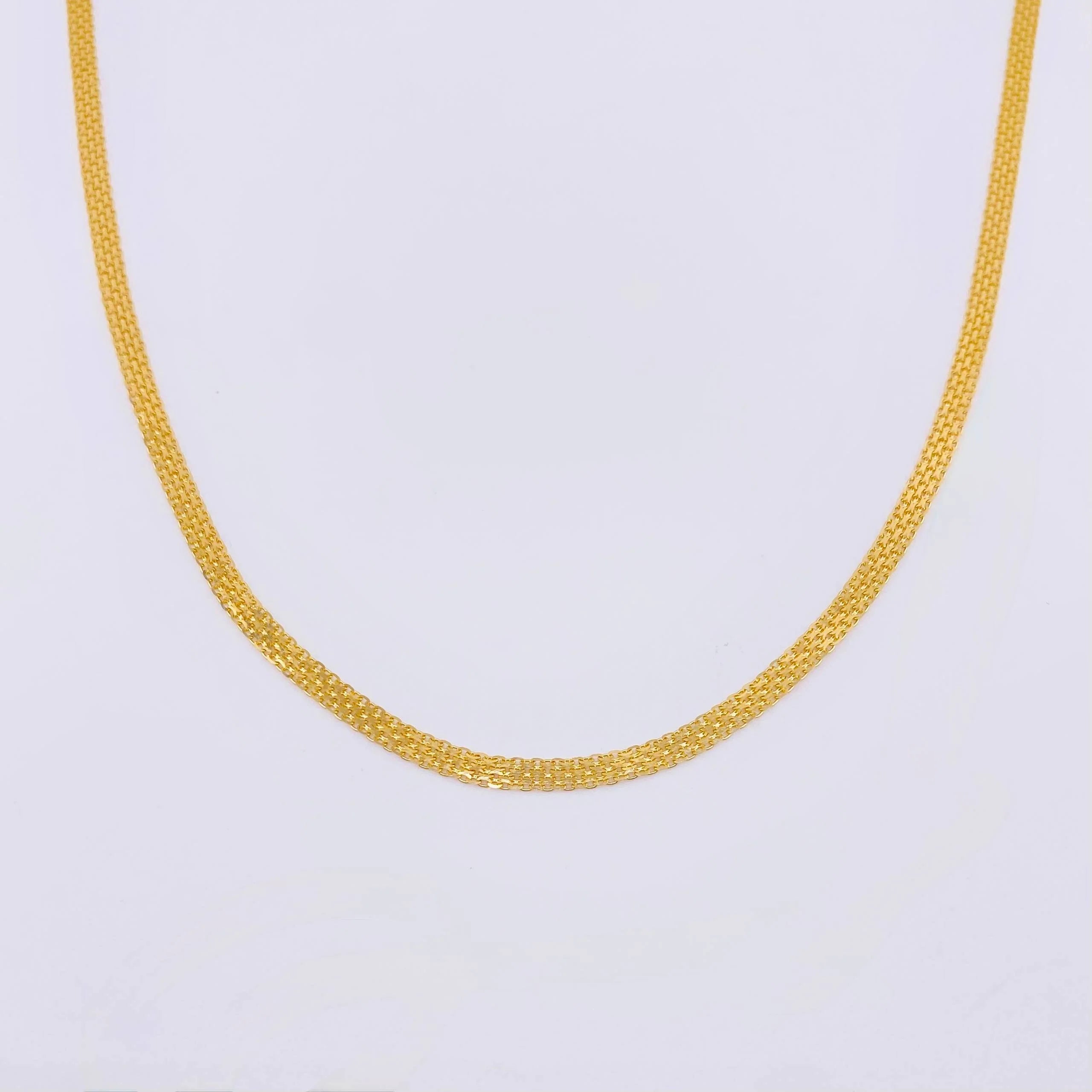 Cadena China 8.5g / 60cm / 4.2mm Oro Amarillo 18K