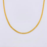 Cadena China 8.5g / 60cm / 4.2mm Oro Amarillo 18K