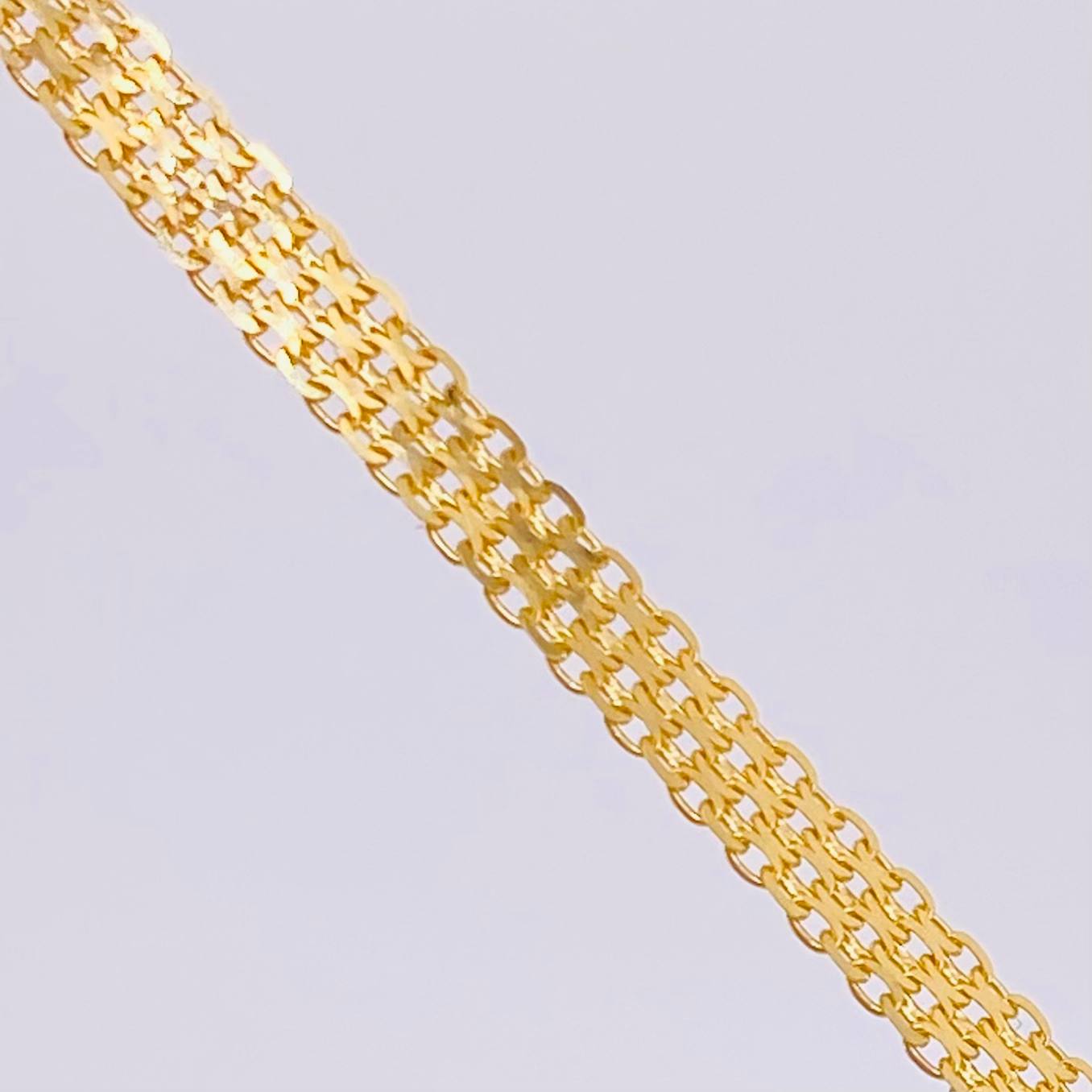Cadena China 8.45 g / 60.4 cm / 4.3 mm Oro Amarillo 18K