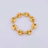 Anillo Gc Diamantado 0.95gr / T5 1/2 / 4mm Oro Amarillo 18K *