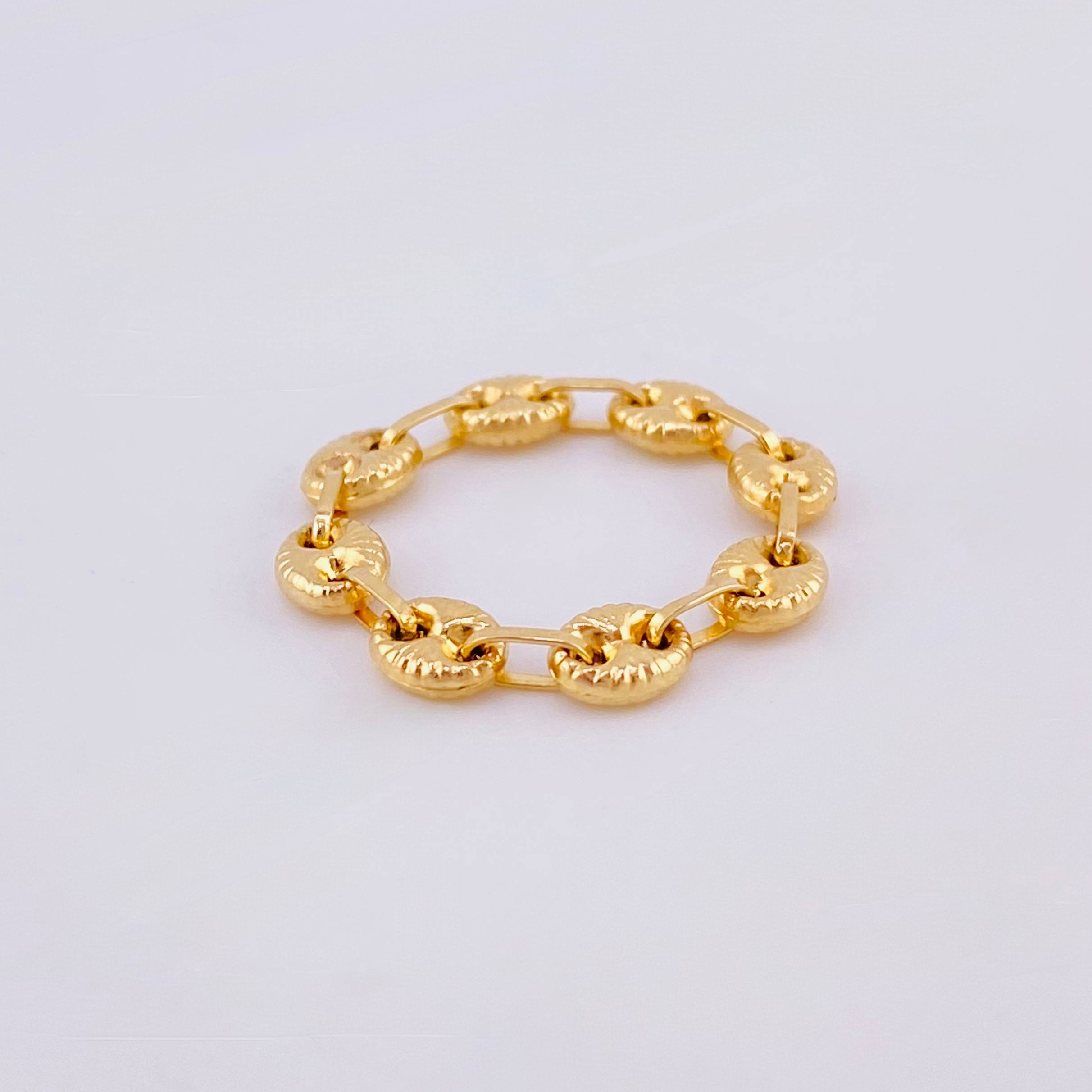 Anillo Gc Diamantado 0.7gr / T4 1/4 / 3.3mm Oro Amarillo 18K *