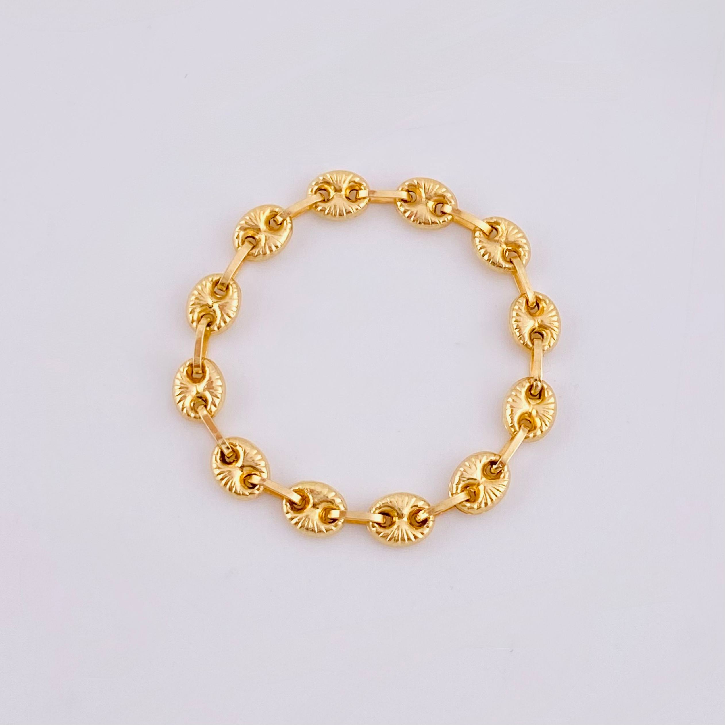 Anillo Gc Diamantado 1.35gr / T16 1/2 / 4mm Oro Amarillo 18K
