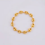 Anillo Gc Diamantado 1.35gr / T16 1/2 / 4mm Oro Amarillo 18K