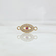 Herraje Ojo Turco 0.55gr / 1.5cm / Circones Blancos Fucsia Oro Amarillo 18K *