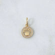 Dije Medalla Corona 0.7 g / 1.6 cm Oro Amarillo 18K