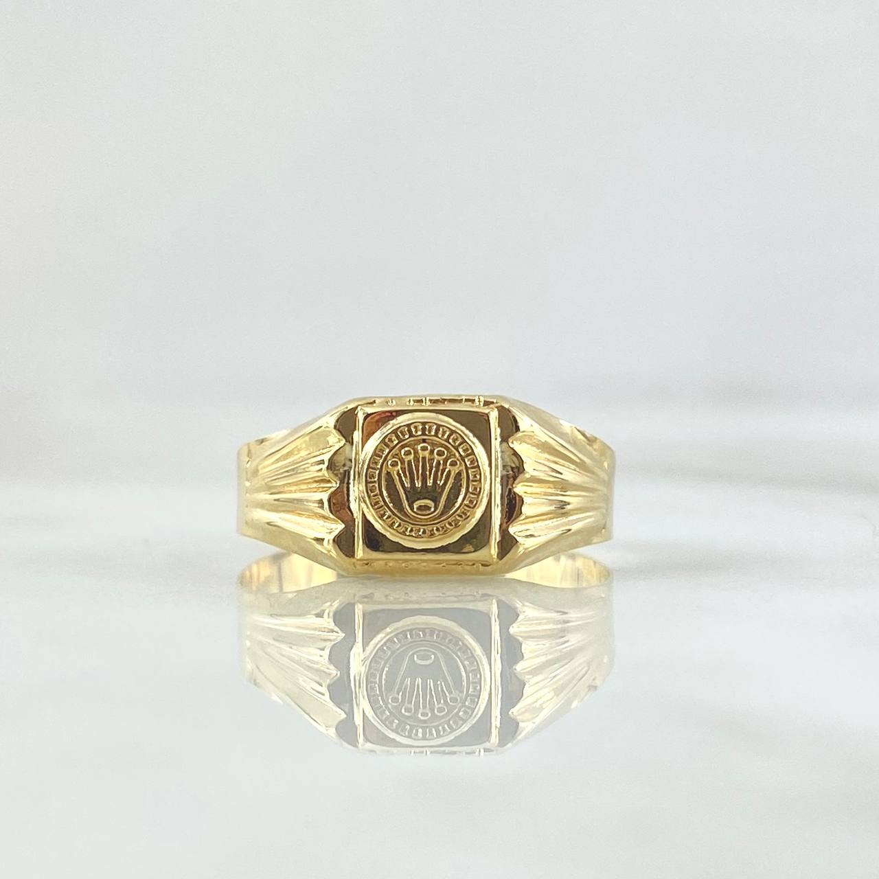 Anillo Corona Rx 1.5gr / T8 3/4 / Oro Amarillo 18K *