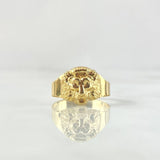 Anillo León Liso 1.1gr / T5 1/2 / Oro Amarillo 18K