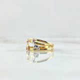 Anillo Jirafa Doble 1.15gr / T5 / Tres Oros 18K ©