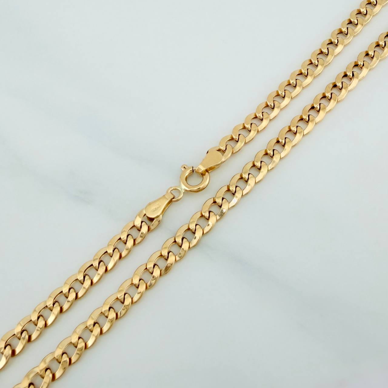 Cadena Cubana 7.9 g / 61 cm / 4 mm Oro Amarillo 18K