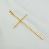 Dije Cruz 3gr / 6cm / Oro Amarillo 18K $