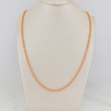 Cadena Militar 12gr / 50.5cm / 3mm Oro Rosa Nac.Esp. 18K $