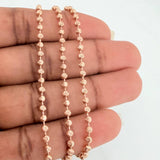 Cadena Militar 8.35gr / 45.5cm / 2mm Oro Rosa Nac.Esp. 18K $